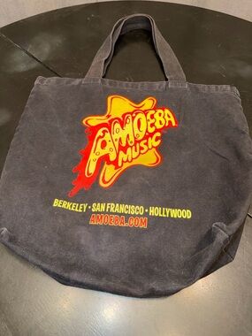 Black Logo Tote Bag